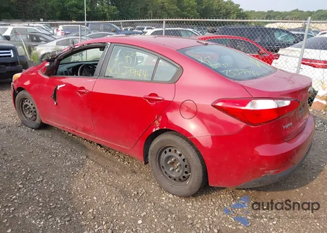 2015 Kia Forte Lx из США, поврежденный, VIN KNAFX4A6XF5417747